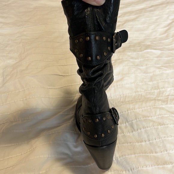 Brand New! 100% genuine leather wide calf boots - Picture 7 of 7